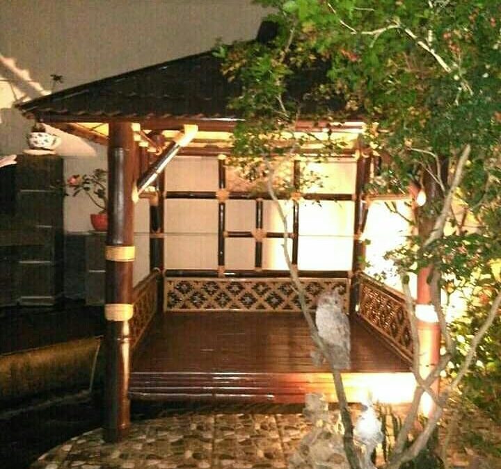 Gazebo Bahan Bambu